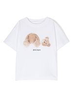 Palm Angels Kids t-shirt Broken Bear en coton - Blanc - thumbnail