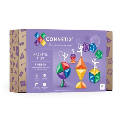 Connetix Rainbow Shape Expansion Pack | 36 stuks