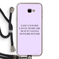 Regenboog: Samsung Galaxy J4 Plus Transparant Hoesje met koord