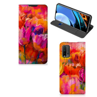Bookcase Xiaomi Poco M3 | Redmi 9T Tulips - thumbnail