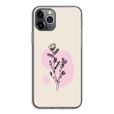 Roses are red: iPhone 11 Pro Transparant Hoesje