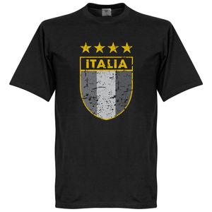 Italie Gold Star Vintage Logo T-shirt