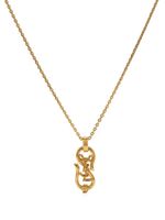 Saint Laurent Pre-Owned collier à pendentif logo (années 1980-1990) - Or - thumbnail