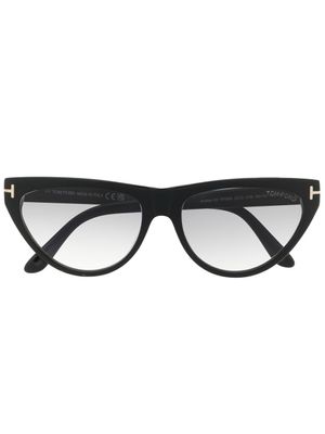 TOM FORD Eyewear lunettes de soleil à monture papillon - Noir