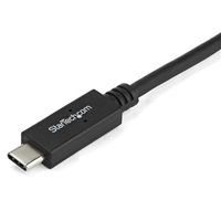 StarTech.com USB-C naar DVI adapter kabel 2 m 1920x1200 zwart - thumbnail