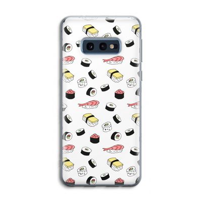 Sushi time: Samsung Galaxy S10e Transparant Hoesje
