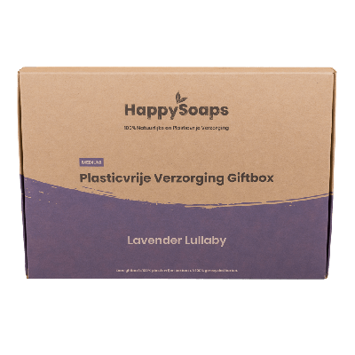 HappySoaps Pakket Lavender Lullaby Giftbox Medium 1stuks HappySoaps Pakket Lavender Lullaby Giftbox Medium 1stuks