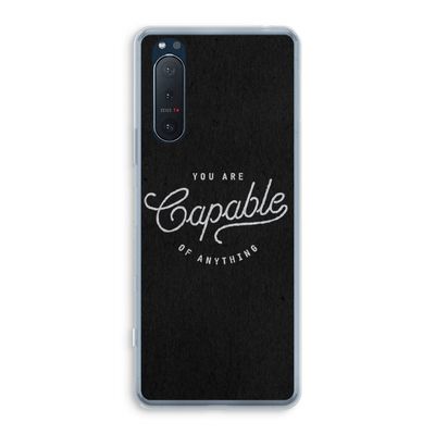 Capable: Sony Xperia 5 II Transparant Hoesje
