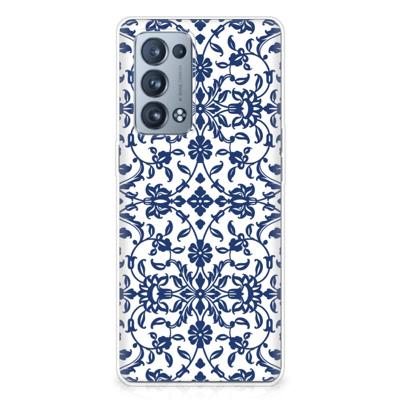 OPPO Reno 6 Pro Plus 5G | TPU Case | Flower Blue
