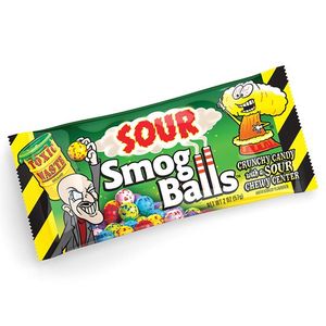 Toxic Waste Toxic Waste Smog Balls Sour Candy 48 Gram