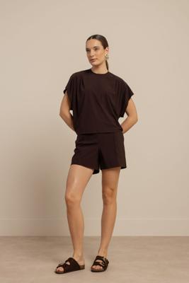 Leona top - espresso - 91541
