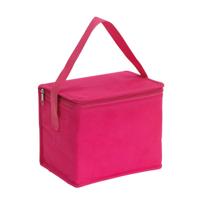 Kleine koeltas - lunch - roze - 20x13x17 cm - 4.5L - sixpack