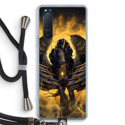 Pegasus: Sony Xperia 5 II Transparant Hoesje met koord