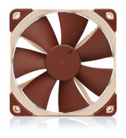 Noctua NF-F12 Computer behuizing Ventilator 12 cm Beige, Bruin - thumbnail