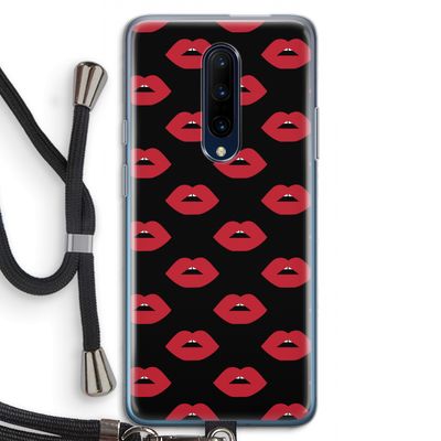 Lips: OnePlus 7 Pro Transparant Hoesje met koord