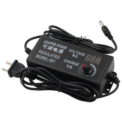 AC naar DC instelbare spannings stroom adapter universele voeding display scherm Power switching lader US uitgangsspanning: 3-12-5A