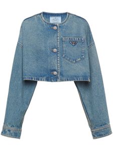 Prada blouson en jean - Bleu