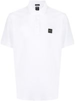 BOSS polo à logo imprimé - Blanc