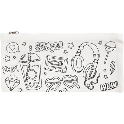 Creativ Company Etui, afm 11x23 cm, 210 gr, wit, 1 stuk