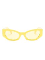 Dolce & Gabbana Eyewear lunettes de soleil à monture papillon - Jaune - thumbnail