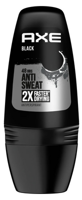 Axe Deoroller Black 48h Anti Sweat 2x Faster Drying