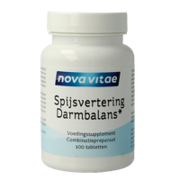Nova Vitae Spijsvertering darmbalans 100 Tabletten