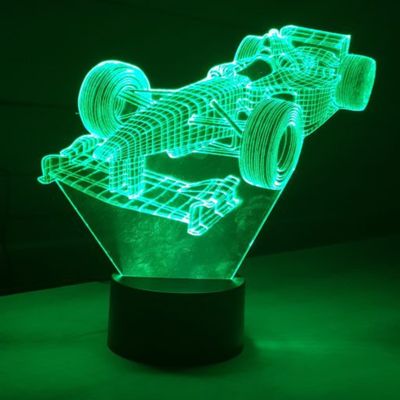 3D LED LAMP - FORMULE 1 - Ontwerp-zelf.nl
