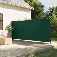 VidaXL Tuinscherm intrekbaar 170x300 cm donkergroen