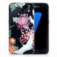 Samsung Galaxy S7 | TPU Hoesje | Bird Flowers