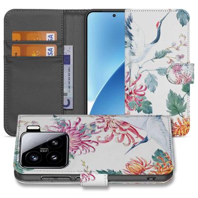 Xiaomi 15 | Telefoonhoesje | Met pasjeshouder | Bird Flowers