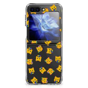 TPU bumper voor Samsung Galaxy Z Flip 6 Katten Emojis