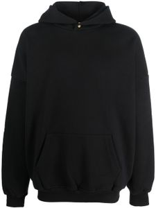 Fear Of God hoodie en coton à poche plaquée - Noir