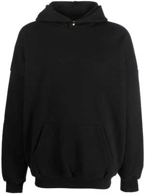 Fear Of God hoodie en coton à poche plaquée - Noir