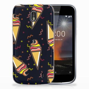 Nokia 1 Siliconen Case Icecream