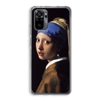The Pearl Earring: Xiaomi Redmi Note 10 Pro Transparant Hoesje