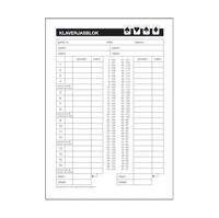 Basic Scoreblok klaverjassen 5 blok van 50 vel