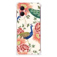 Case Anti-shock voor Motorola Moto G55 Pink Peacock