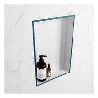 Wandnis Solid Surface Easy | In- en opbouw | 30x45x8 cm | 1 vak | Smag/Talc