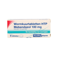 Mebendazol/wormkuur 6 Tabletten