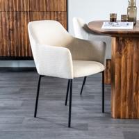 Eleonora Eetkamerstoel 'Paul' kleur Beige