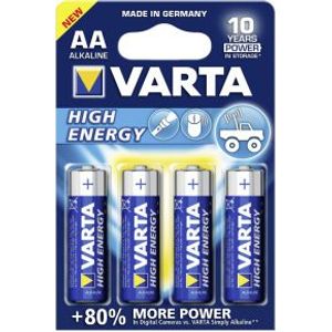 1x4 Varta High Energy Mignon AA LR 6