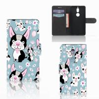 Nokia 7 | Telefoonhoesje | Met pasjeshouder | Hondjes
