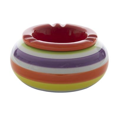 Dolomite Storm Asbak - keramiek - rood - 11.5 x 6.5 cm