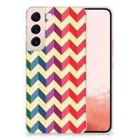 Samsung Galaxy S22 | TPU bumper | Zigzag Multi Color