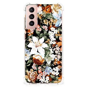 Case voor Samsung Galaxy S21 FE Dark Flowers