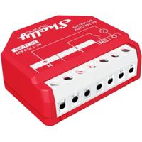 Shelly qubino wave 1 pm relais (rood, 1-kanaals, z-wave)