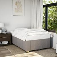 Bedframe zonder matras 120x200 cm stof taupe