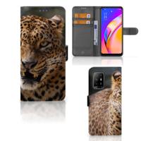 OPPO Reno5 Z | A94 5G | Telefoonhoesje | Met pasjeshouder | Luipaard OPPO Reno5 Z | A94 5G | Telefoonhoesje | Met pasjeshouder | Luipaard