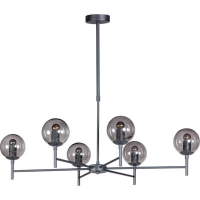 Hanglamp Davina smoke 115cm