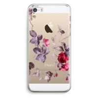 Mooie bloemen: iPhone 5 / 5S / SE Transparant Hoesje